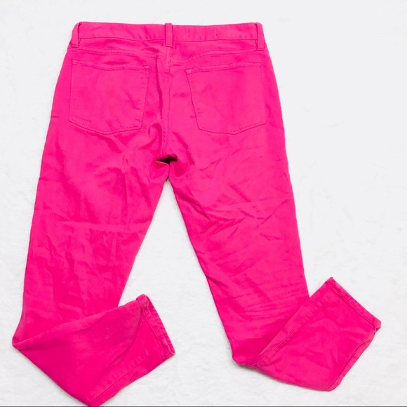 J. Crew pink toothpick ankle jeans - Picture 3 of 5